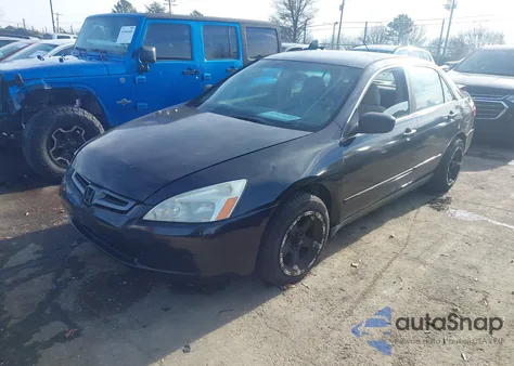 2003 Honda Accord 2.4 Lx из США, поврежденный, VIN 1HGCM563X3A080018